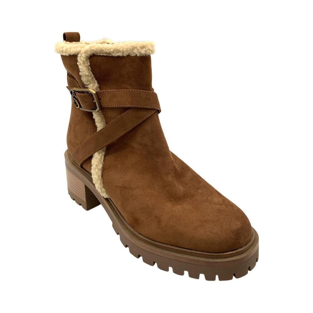 Sam & Libby Women's Ozzie Bootie Brown - Medium